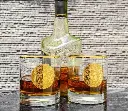 KING Versace Gold Plated Pure Crystal Glass SET OF6