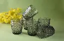 FINE DINE Coloured - Grey Glasses/Tumbler - Water/Juice/Whiskey/Scotch Glass Set of 6 pcs 300ml