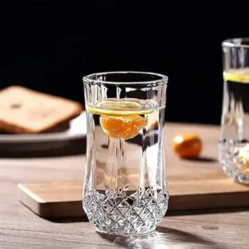 Long Champ Water/Juice Glass - 6 Pieces, Transparent, 300 ml